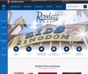 Rowlett.com(Rowlett, TX) Screenshot