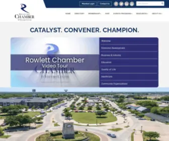 Rowlettchamber.com(Rowlett Chamber) Screenshot