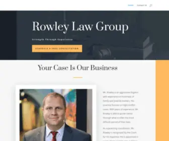 Rowleylawgroup.com(Rowley Law Group) Screenshot