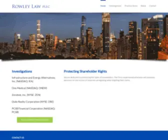 Rowleylawpllc.com(Rowley Law PLLC) Screenshot