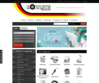 Rowleys.com(Rowleys Wholesale) Screenshot