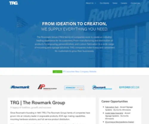 Rowmarkllc.com(Rowmark LLC) Screenshot