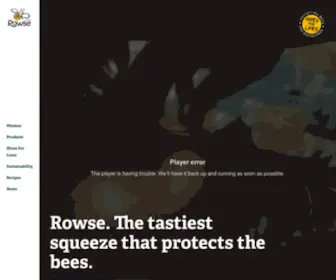 Rowsehoney.co.uk(Rowse) Screenshot
