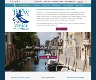 RowVenice.org(Row Like a Venetian in your bella batelina with Row Venice) Screenshot