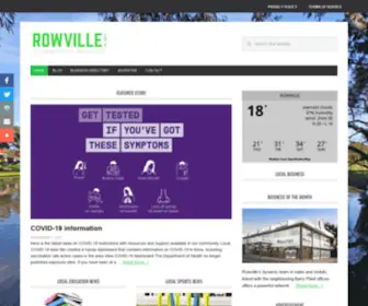 RowVille.com.au(Rowville & Lysterfield Community Site) Screenshot