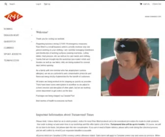 Rowwest.com(Row West Activewear) Screenshot