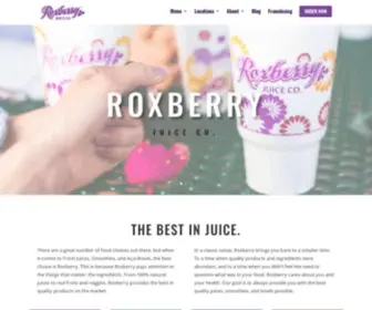 Roxberryjuice.com(Roxberry Juice Co) Screenshot