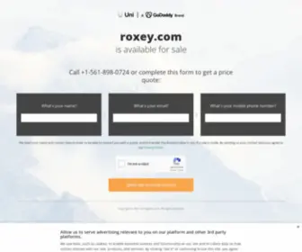 Roxey.com(Roxey) Screenshot