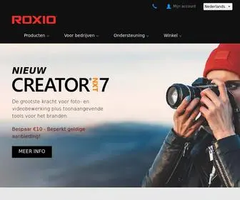 Roxio.com(Cd's branden) Screenshot