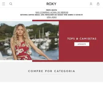 Roxybrasil.com.br(Fique por dentro de tudo que acontece sobre a Roxy) Screenshot