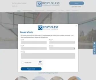 Roxyglassllc.com(Roxy Glass LLC) Screenshot