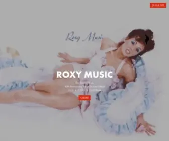 Roxymusic.co.uk(Roxy Music) Screenshot