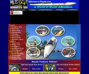 Royak.com(Royak Boats) Screenshot