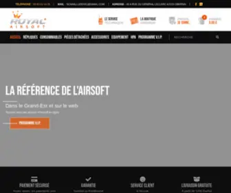 Royal-Airsoft-Shop.com(Répliques) Screenshot