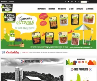 Royal-Bernard.fr(Royal Bernard : La volaille gourmande de ma région) Screenshot