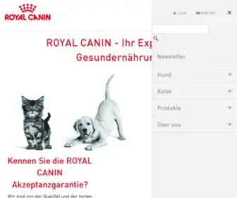 Royal-Canin.at(Ernährung) Screenshot