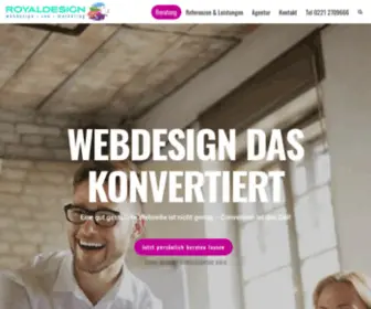 Royal-Design.com(ROYAL DESIGN Werbeagentur Köln) Screenshot