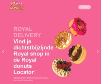 Royal-Donuts.be(Royal Donuts Belgium Royal Donuts Landing Page) Screenshot