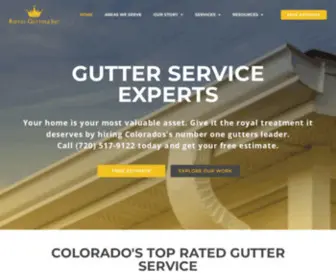 Royal-Gutters.com(Colorado's #1 Gutter Service) Screenshot