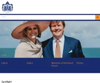 Royal-House.nl(Royal House of the Netherlands) Screenshot