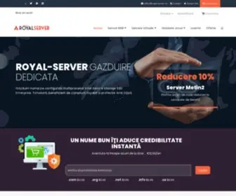 Royal-Server.ro(Royal-Server, Servere vps, Servere metin2, Servere Dedicate Romania) Screenshot