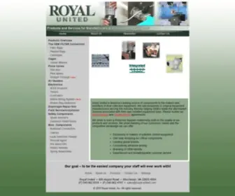 Royal-United.com(Air filtration products for environmental equipment manufacturers) Screenshot