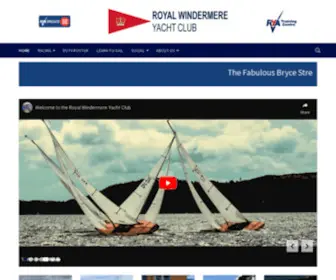 Royal-Windermere.co.uk(Royal Windermere Yatch Club) Screenshot