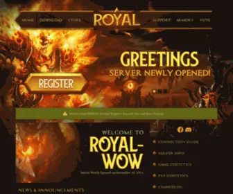 Royal-Wow.com(Royal-WoW International Server) Screenshot