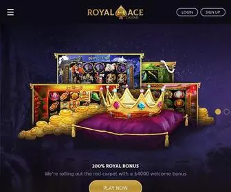 Royalacecasino.com Screenshot