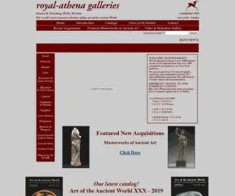 Royalathena.com(ROYAL-ATHENA GALLERIES) Screenshot
