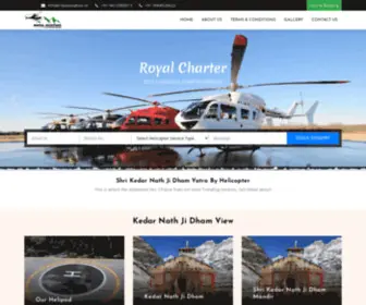 Royalaviation.in(Royal Aviation for Charter Services India) Screenshot