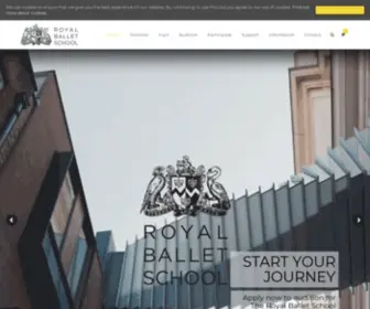 Royalballetschool.org.uk(The Royal Ballet School) Screenshot