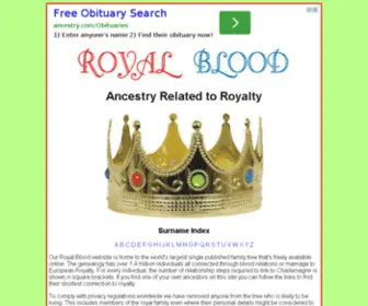 Royalblood.co.uk(Royal Genes) Screenshot