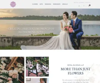 Royalblooms.com.sg(Royal Blooms LLP) Screenshot