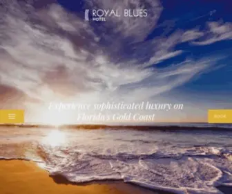 Royalblueshotel.com(Step into Royal Blues Hotel) Screenshot