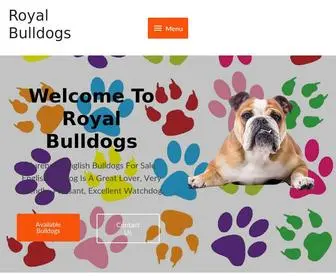 Royalbulldogs.org(Purebred English Bulldogs For Sale) Screenshot