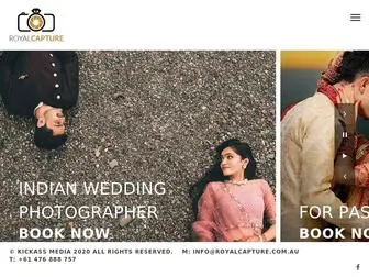 Royalcapture.com.au(Indian weeding Photography Live Well) Screenshot