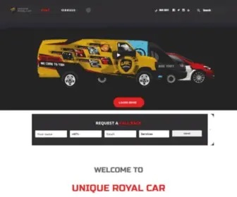 Royalcar3M.com(Unique Royal Car) Screenshot