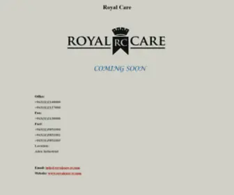 Royalcare-SY.com(Royal Care) Screenshot