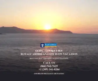 Royalcaribbean.com(Royal Caribbean Cruises) Screenshot