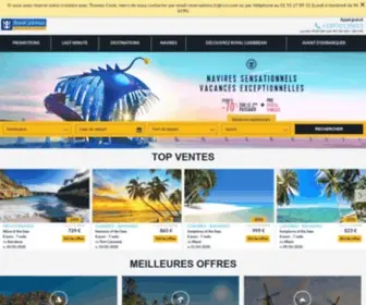 Royalcaribbean.fr(Croisières Royal Caribbean) Screenshot