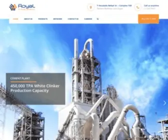 Royalcement.com(Royal Cement) Screenshot