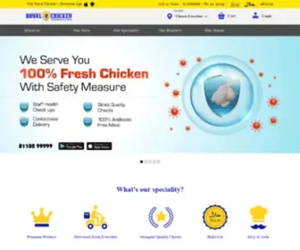 Royalchicken.com(Royal Chicken) Screenshot