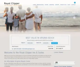 Royalclipper.com(Virginia Beach Hotel) Screenshot