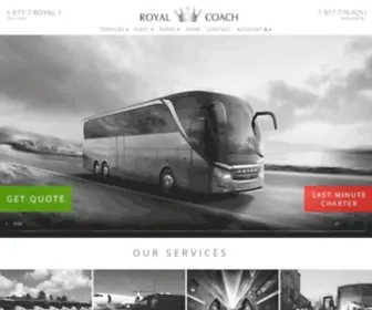 Royalcoachusa.com(Royal Coach) Screenshot