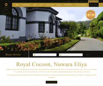 Royalcocoon.lk(Royal Cocoon Hotel in Nuwara Eliya) Screenshot