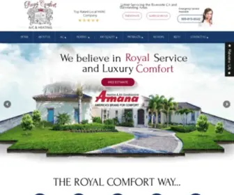 Royalcomfortacandheating.com(AC Installation Service) Screenshot