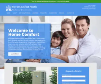 Royalcomfortnorth.com(Royal Comfort North Heating & Air Conditioning Services) Screenshot