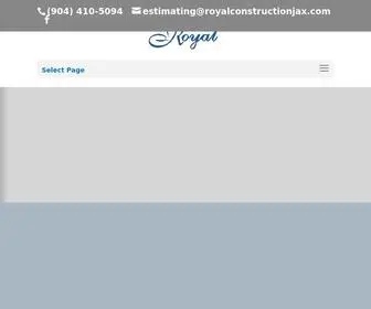 Royalconstructionjax.com(Royal Construction) Screenshot