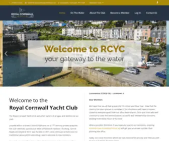 Royalcornwallyachtclub.org(The Royal Cornwall Yacht Club) Screenshot